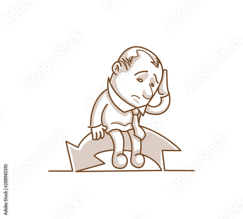 Depressed Businessman
