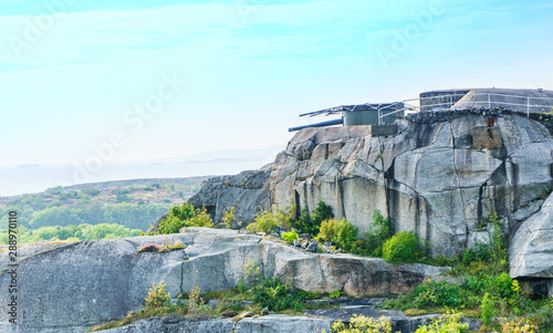 Torås fort, fort wojenny na wyspie Tjome koło Verdens Ende w Norwegii photo