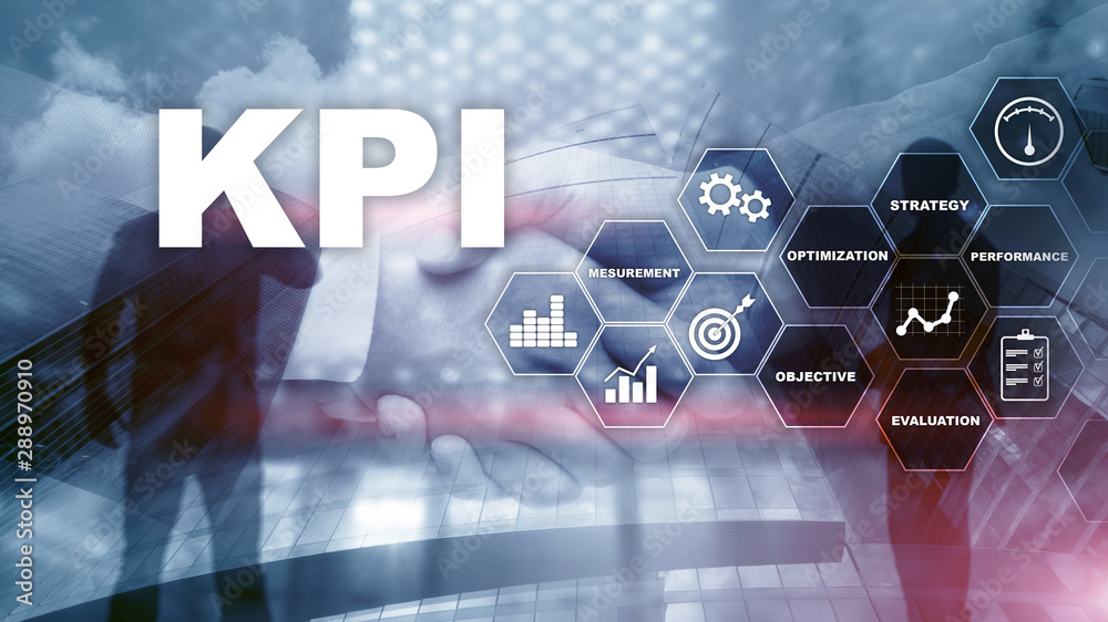 KPI - Key Performance Indicator. Business and technology concept ...