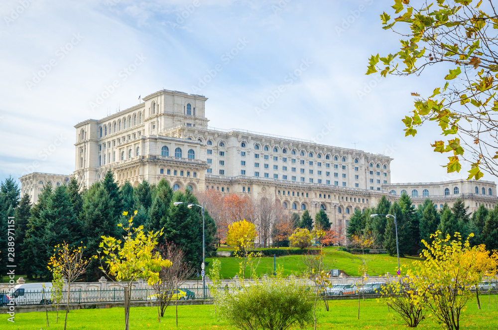 Fototapeta Pałac Parlamentu w Bukareszcie, Rumunia.