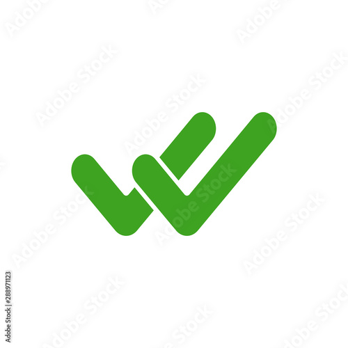 Green double checking icon, double tick, check mark. Flat done sticker icon  isolated on white. Accept button. Good for web and software interfaces.  Vector illustration. 25453816 Vector Art at Vecteezy