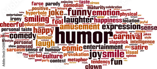 Humor word cloud