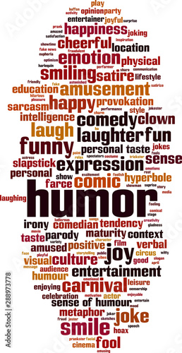 Humor word cloud