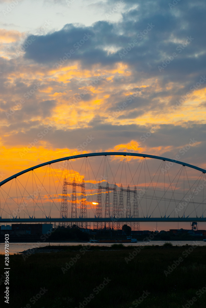 Industrial background of Nijmegen