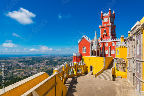 Pena National Palace in Sintra, Portugal photo