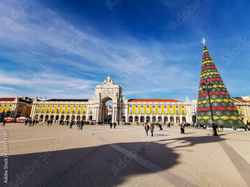 Christmas Tree, Praça do Comércio, Lisbon