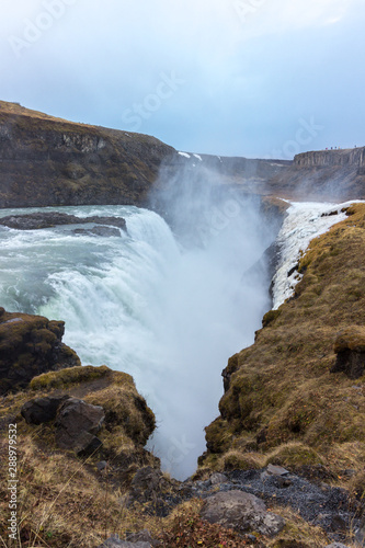 Fototapeta Naklejka Na Ścianę i Meble -  The Gullfoss waterfall in Iceland