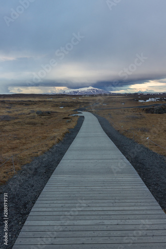 The Gullfoss waterfall in Iceland