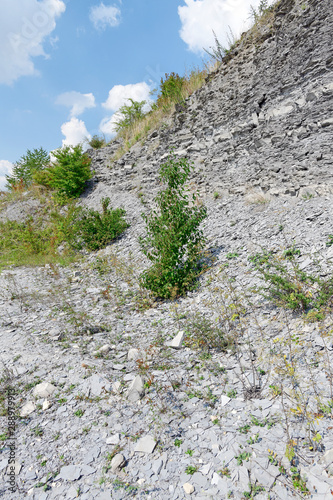 stillgelegter Schieferbruch in Baden-Württemberg - disused slate quarry photo