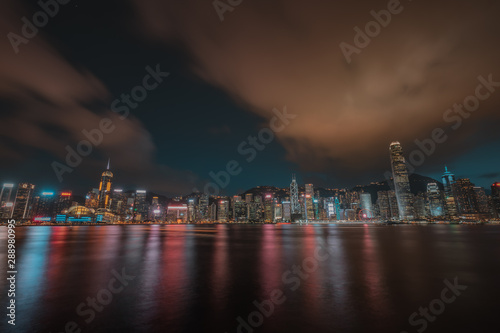 Landscape of Hong Kong Victoria Harbor  © YiuCheung