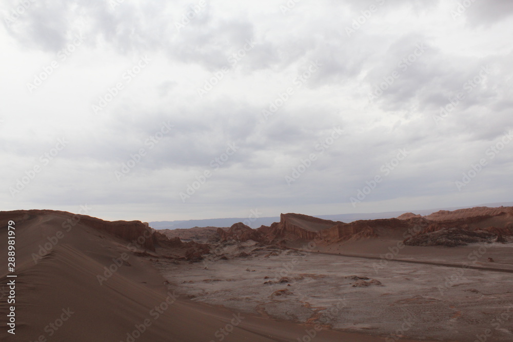 Naklejka premium valle de la luna