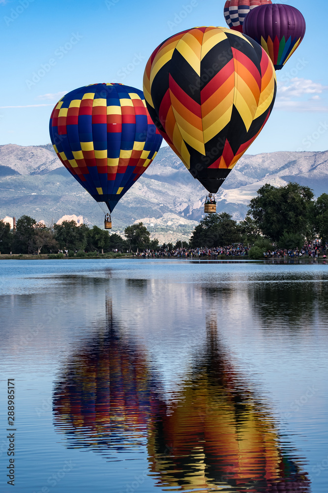 Fototapeta premium Balloon Festival in Colorado Springs