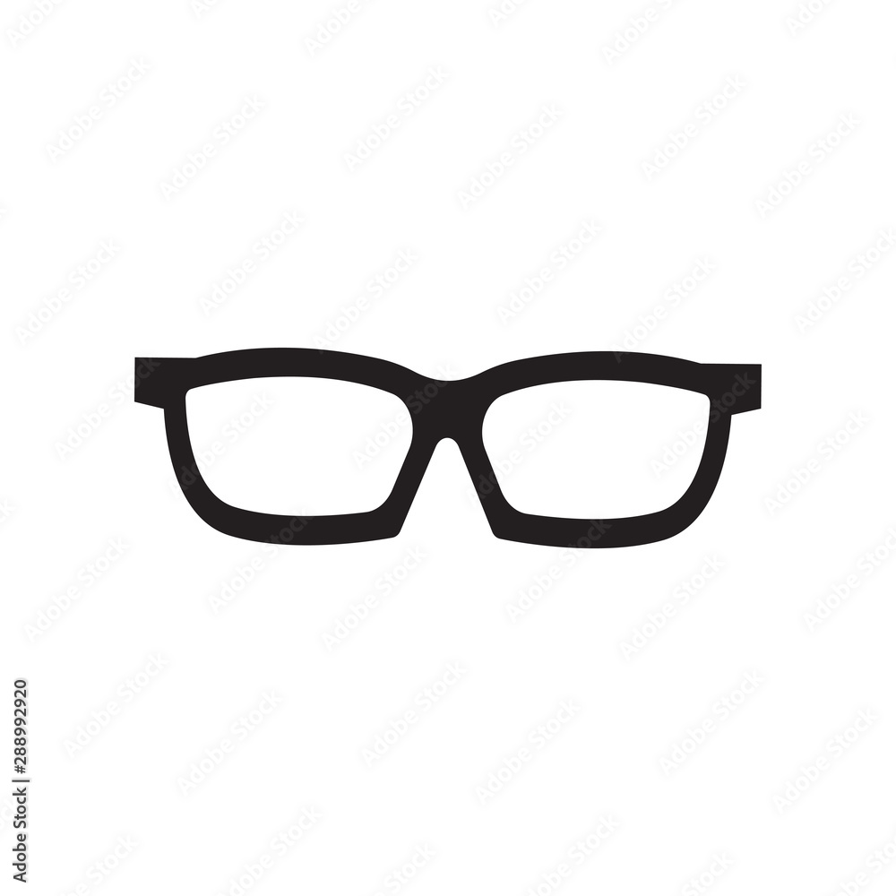Fototapeta premium Glasses graphic design template vector isolated illustration