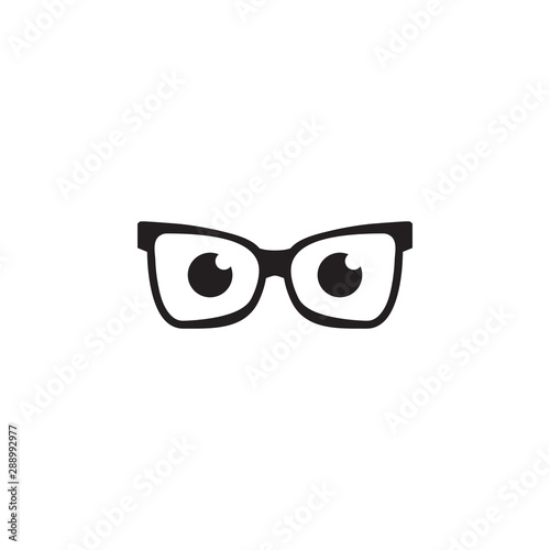 Glasses graphic design template vector isolated illustration