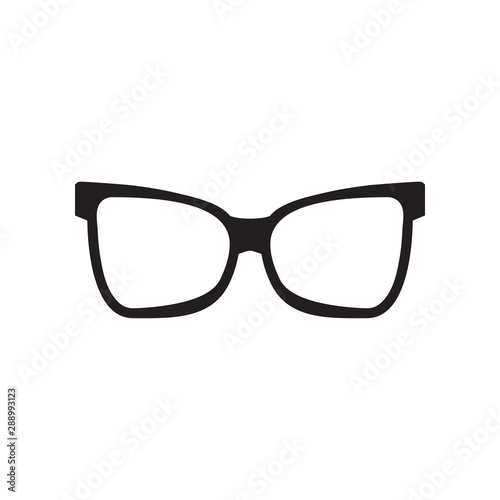 Glasses graphic design template vector isolated illustration