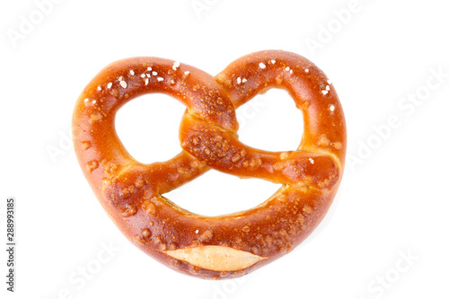 Traditional Bavarian salty pretzel