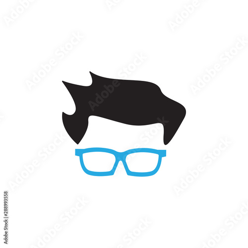 Glasses graphic design template vector isolated illustration