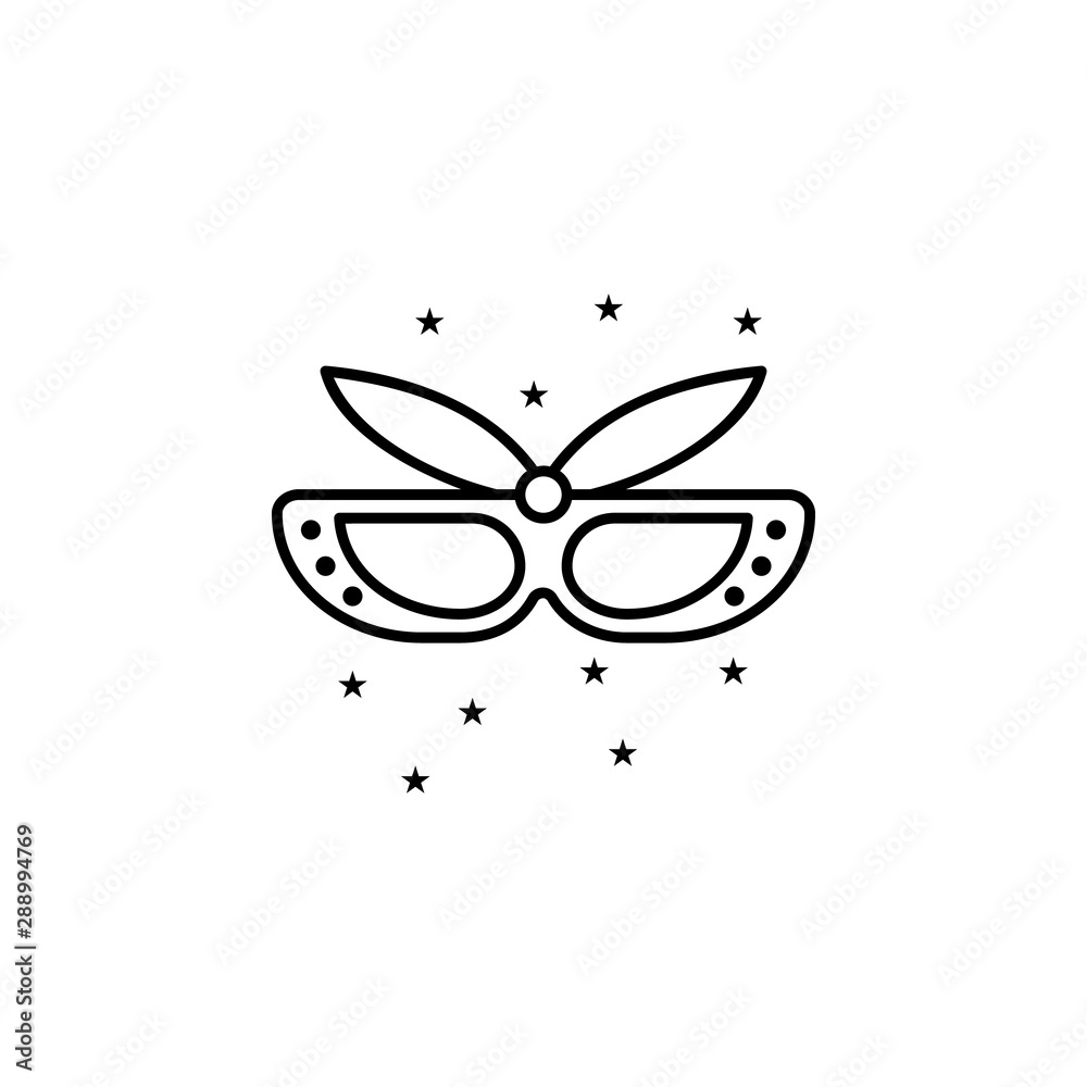Mask event icon. Element of event management icon Mask event icon. Element of event management icon