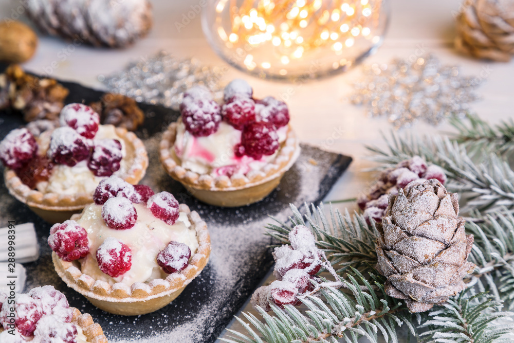 Image with tartlets. Image with tartlets.