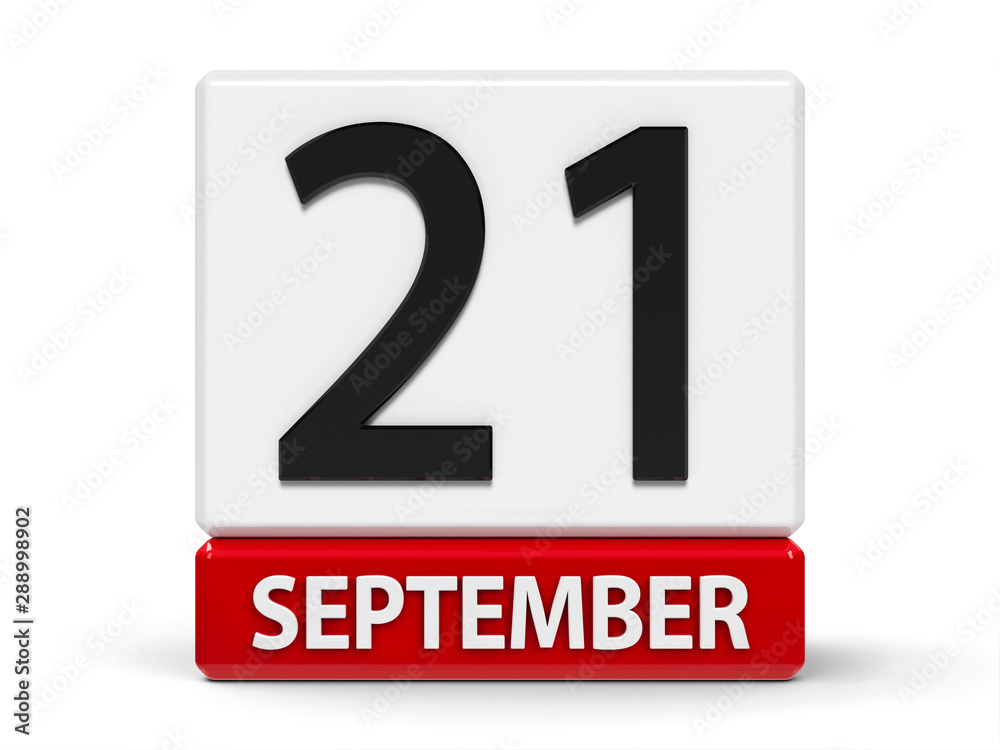 Cubes calendar 21st September Cubes calendar 21st September