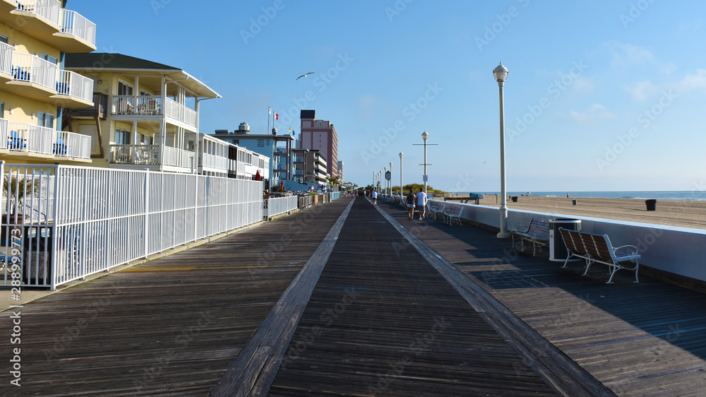 Ocean City Boardwalk, Maryland, USA