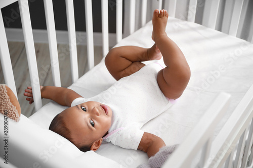 Cute little African-America...