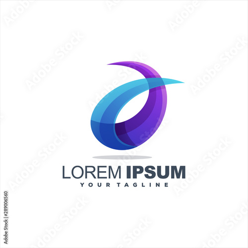 awesome gradient abstract logo design