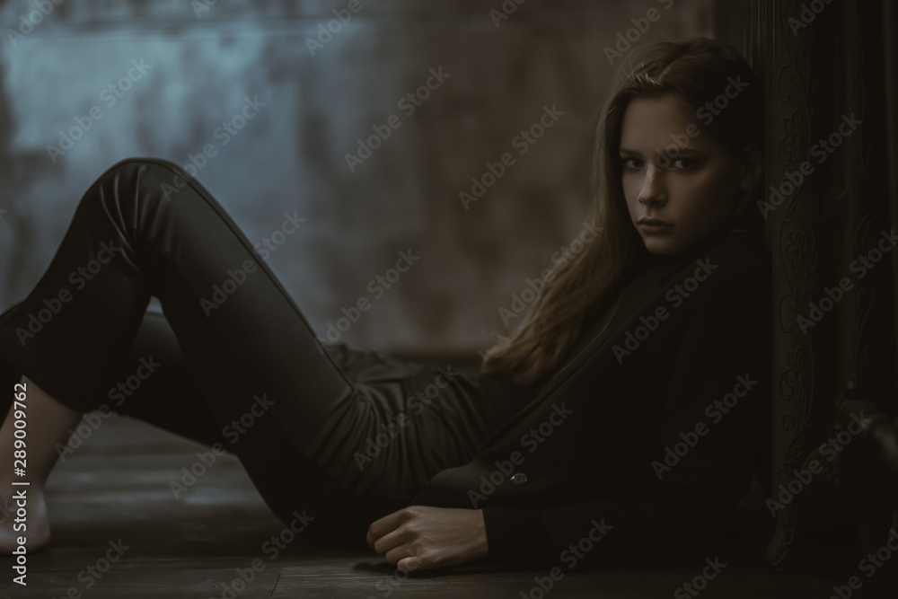 serious beautiful girl serious beautiful girl