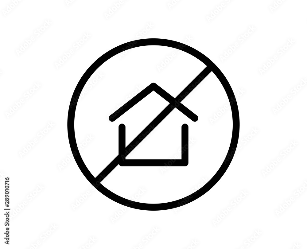 House line icon. Vector symbol in trendy flat style on white background. Web sing for design. House line icon. Vector symbol in trendy flat style on white background. Web sing for design.