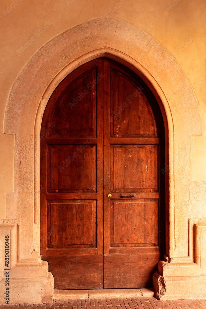 Lancet arch door