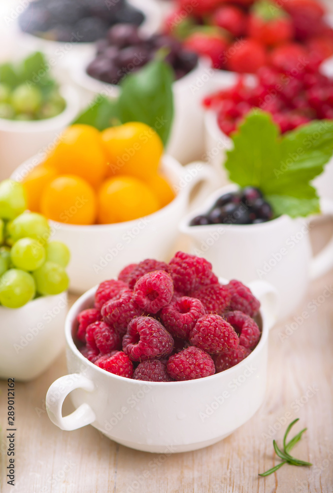 berry mix isolated on a white background berry mix isolated on a white background