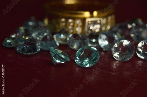  Zircon is a gemstone that has beautiful colors and is expensive, important and rare. Popular as jewelry © Diamon jewelry