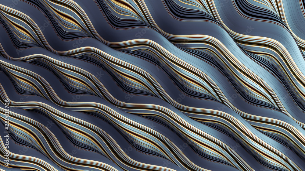 Elegant line background. 3d illustration, 3d rendering. Elegant line background. 3d illustration, 3d rendering.