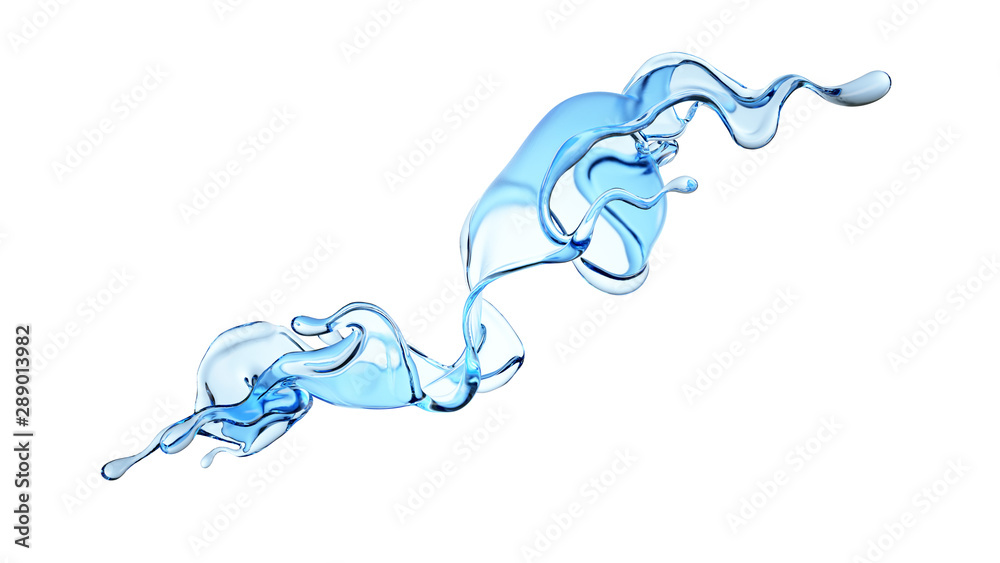 Splash fluid. 3d illustration, 3d rendering. Splash fluid. 3d illustration, 3d rendering.
