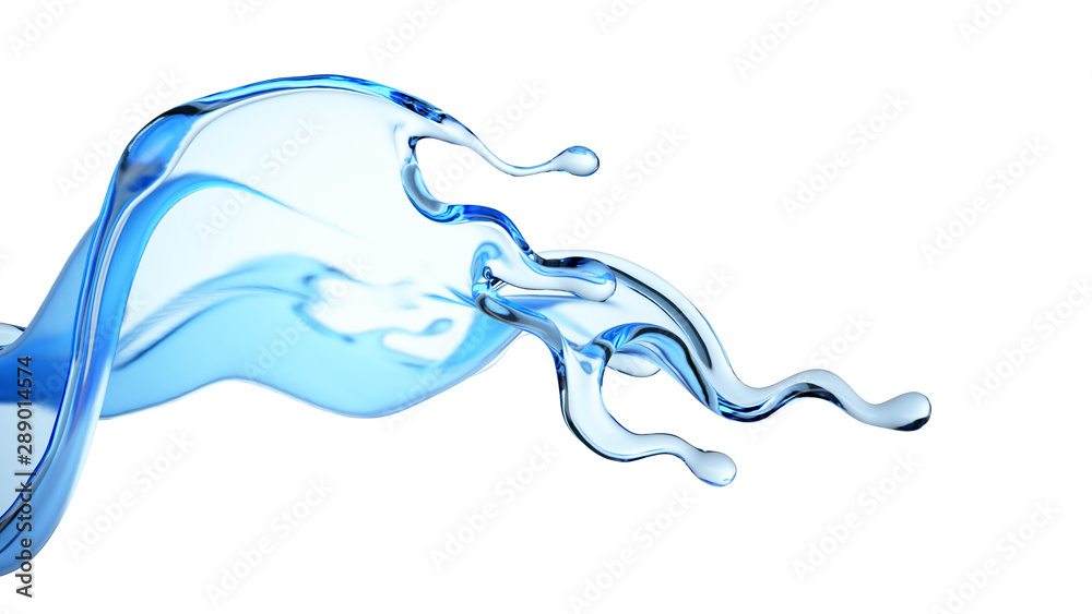 Splash fluid. 3d illustration, 3d rendering. Splash fluid. 3d illustration, 3d rendering.