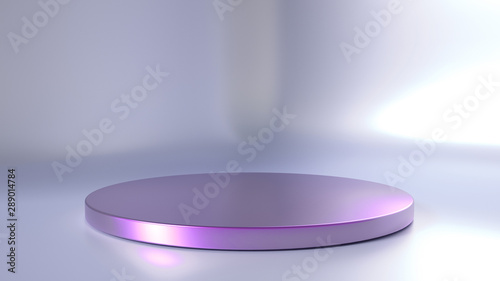 Elegant, beautiful abstract background with elements, studio, pedestal, minimalism. 3d illustration, 3d ..rendering.