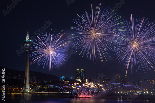 Macau, China 7th September 2019. 30th Macao International Fireworks Display Contest, Philippines Team - Platinum Fireworks, Inc.