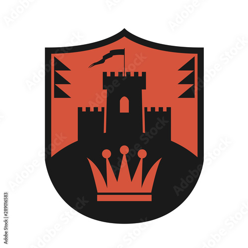 Royal Lion shield design