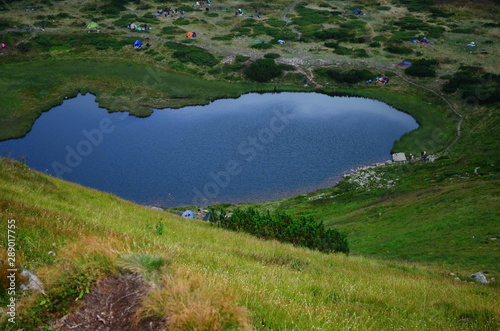 A lake called Nesamovite, located in the Ukrainian Carpathians at an altitude of 1750 m.