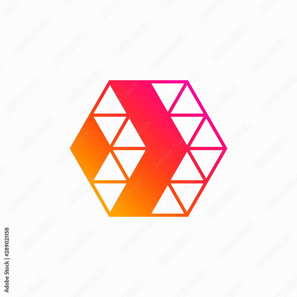 Go Arrow hexagon abstract logo design. Delivery icon. Web, Digital, Marketing, Network icon. construction concept. -vector Go Arrow hexagon abstract logo design. Delivery icon. Web, Digital, Marketing, Network icon. construction concept. -vector