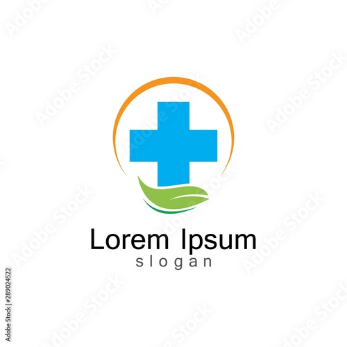 Medical logo template vector icon