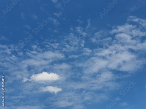 blue sky with clouds