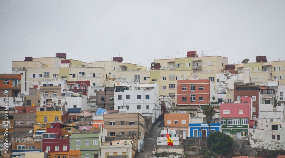 Modern buildings in the city, Gran Canaria