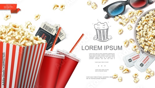 Realistic Cinema Elements Background