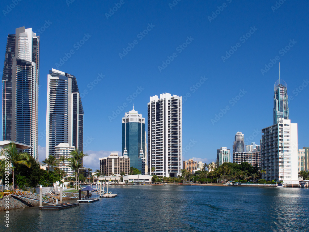 City View Of Surfers Paradise On The Gold Coast