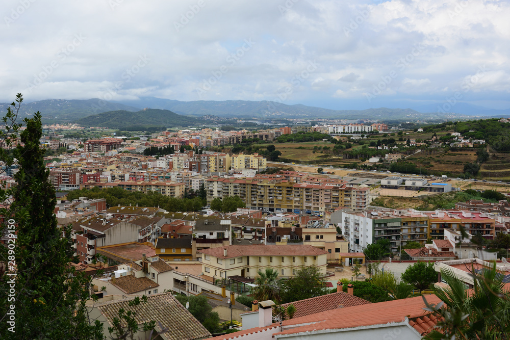 blick auf blanes vom haus sant joan