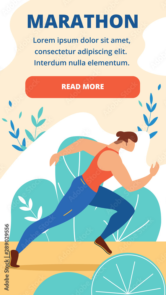 Man in Sportswear Steadfastly Run Distance Race Man in Sportswear Steadfastly Run Distance Race
