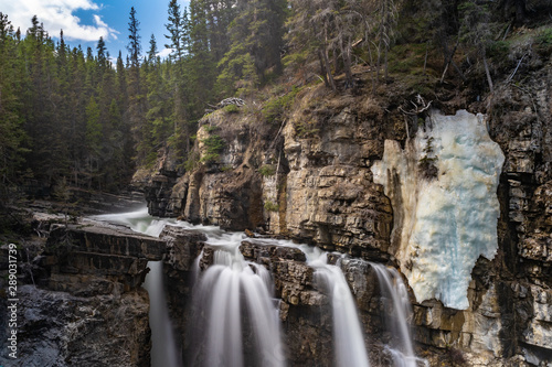 johnston canyon waterfall banff canada