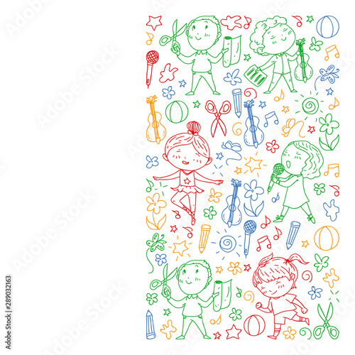 Cleaning services company vector pattern