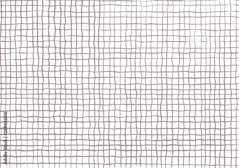 筆で描いたブラウンカラーの格子模様背景 筆で描いたブラウンカラーの格子模様背景
